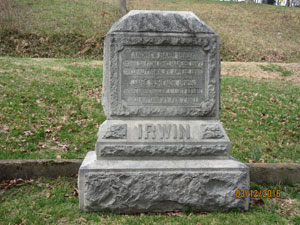 Irwin headstone